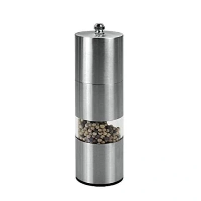 Imagen de Metaltex Molinillo Sal Y Pimienta INOX/ACRIL, Acero Inoxidable, Plata, 16 Centimeters