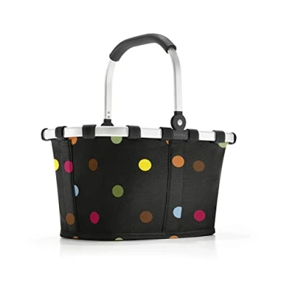 Imagen de reisenthel carrybag XS dots Cesta de la compra robusta con práctico bolsillo interior Diseño elegante e impermeable