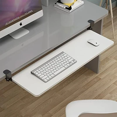 Imagen de Bandeja para Teclado Extraíble y Ratón, Extensor de Altura Ajustable Debajo del Escritorio