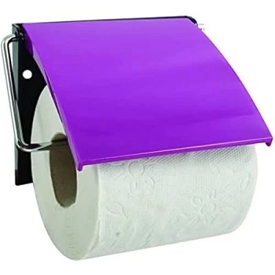 Imagen de MSV 141909 Soporte de papel higiénico en poliestireno poliestireno, púrpura, 30 x 20 15 cm