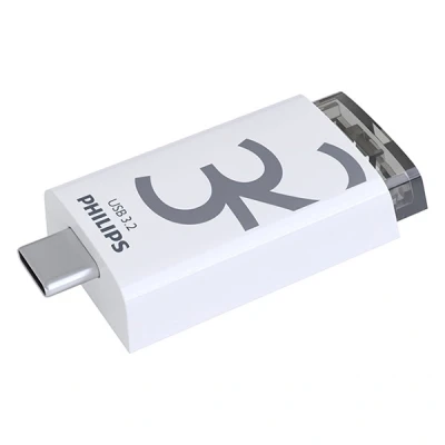 Imagen de Philips Click Edition USB C Stick 3.2 Gen 1 Flash Drive 64 GB para PC, portátil, Smartphone, Tableta con Puerto C, Velocidad de Lectura hasta 120 MB/s, 16