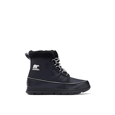 Imagen de Sorel Explorer Carnival Waterproof, Botas de Invierno para mujer, Black X Sea Salt, 43 EU