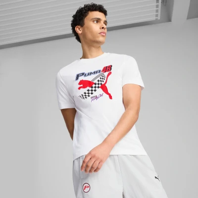 Imagen de Puma Graphics MOTO Camiseta estampada, Hombre, Talla: Small, White