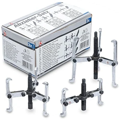 Imagen de BGS Diy 7730 Juego de extractores, 2/3 brazos 150 / 100 75 mm 3 piezas