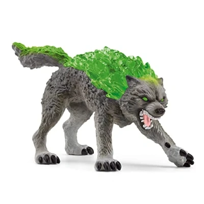 Imagen de Schleich 70153 Lobo de granito, a partir 7 años, ELDRADOR CREATURES figura, 9 x 14 cm