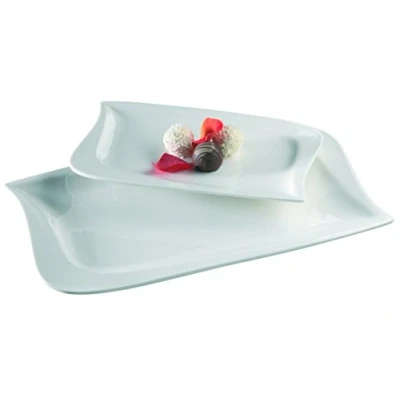 Imagen de Verso 922228 La Musica Plato de Servir Rectangular (2 Unidades, 23 y 33 cm)