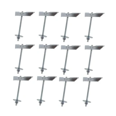 Imagen de DOJA Industrial Taco Basculante M6 PACK 12 Anclaje de Vuelco para fijación elementos en pared hueca o techo Tacos Balancín fijar ventiladores pared, entre otros usos.