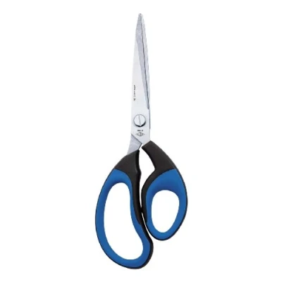 Imagen de Wedo 9898 Tijeras (acero fino, 8&quot;, mango de goma, 21,0 cm), color negro y azul