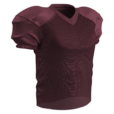 Imagen de Champro Time out Adult Football Practice Jersey for Training, Scrimmage Games Camiseta de fútbol poliéster, Hombre, Granate, M