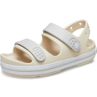 Imagen de Crocs Crocband Cruiser Sandal K, Sandalia Unisex niños, Stucco/Atmosphere, 38/39 EU