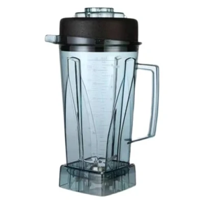 Imagen de Vaso de licuadora, compatible con TWK 767 TM 800 JTC 800, mezclador Omniblend, recipiente, jarra, parte inferior cuchillas, tapa, cuerpo superior