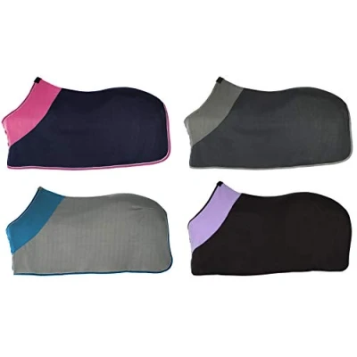 Imagen de PFIFF 100983 Manta Polar para Caballo (155 cm), Color Gris y Azul