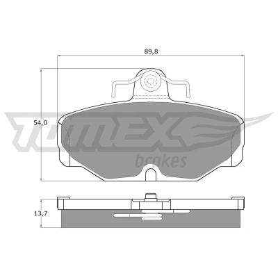 Imagen de Juego de pastillas TOMEX Brakes TX 10 67