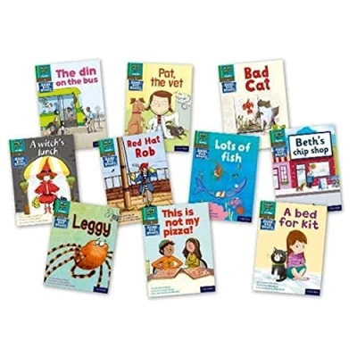 Imagen de Read Write Inc Phonics Set 1 Green Book Bag Books Pack Of 10