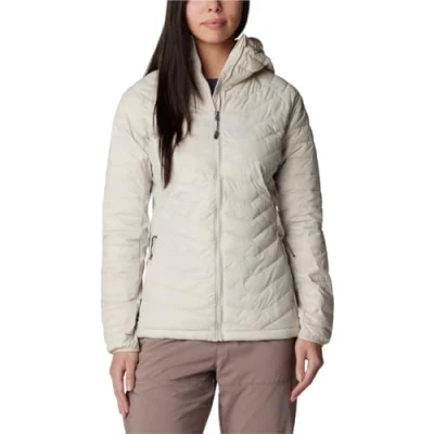 Imagen de Columbia Powder LITE Light Hooded Jacket Chaqueta outdoor, Mujer, Talla: Small, Dark stone