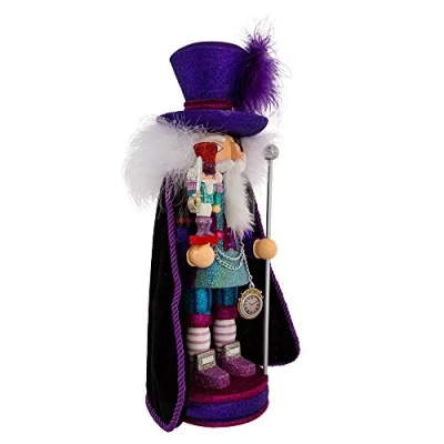 Imagen de Kurt Adler Hollywood Cascanueces Drosselmeier, Color Morado