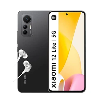 Imagen de Xiaomi MZB0BLQEN 12 Lite 5G, Pantalla Amoled de 6.5 Pulgadas, 120 Hz, Snapdragon 778G, cámara Triple 108 MP, 4300 mAh con Carga Turbo 67 W, Negro, Smartphone 8+128 GB