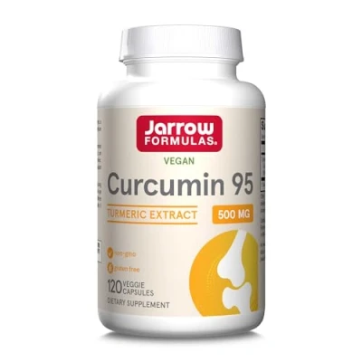 Imagen de Jarrow Formulas, Curcumina 95, Extracto de Cúrcuma, 500mg, 120 Cápsulas veganas, Probadas en Laboratorio, Sin Soja, Gluten, Vegetariano, No GMO