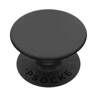 Imagen de PopSockets : PopGrip Basic Base y agarre extensibles para teléfonos inteligentes tabletas [parte superior no reemplazable] Negro