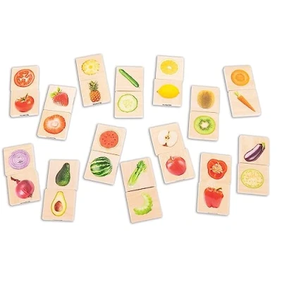 Imagen de TickiT 73404 Fruit &amp; Vegetable Match Memory Set