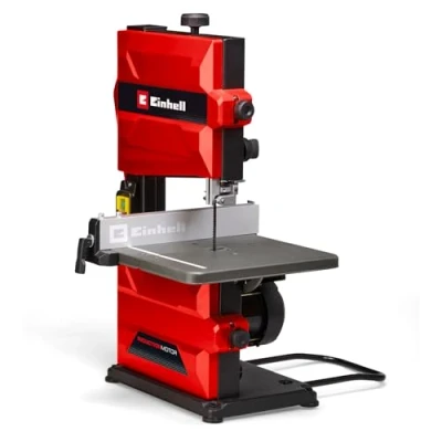 Imagen de Einhell sierra de cinta TC SB 200 + (300 W, cambio sin herramientas, tope paralelo, ajuste altura, guía robusta, mesa inclinación continua)