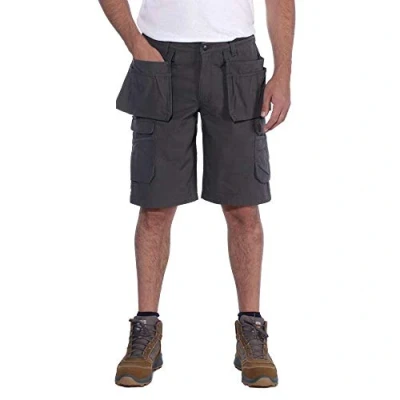 Imagen de Carhartt Pantalones cortos Ripstop Rugged Flex tipo cargo, múltiples bolsillos, Relaxed Fit Para Hombre, Azul Shadow, W30