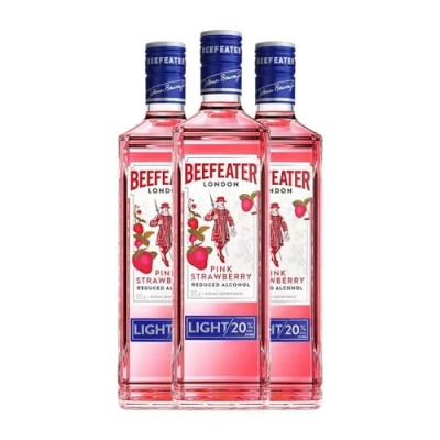 Imagen de Ginebra Beefeater Pink Light 70 cl (Caja de 3 Botellas cl)