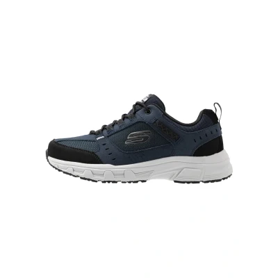 Imagen de Skechers Oak Canyon, Zapatillas Hombre, Navy Leather Pu Mesh Black Trim, 42.5 EU