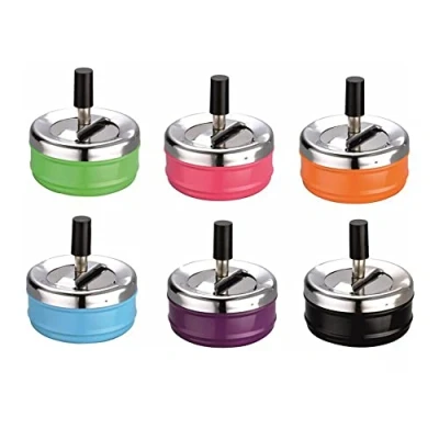 Imagen de CENICERO CON TAPA GIRATORIA 9,5X9,5CM marca EXCELLENT HOUSEWARE