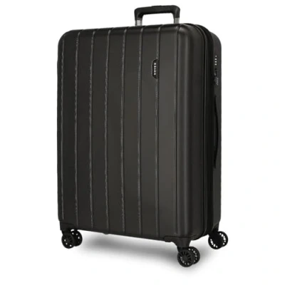 Imagen de Movom Wood Maleta grande Negro 52x75x33 cms Rígida ABS Cierre TSA 109L 4,9Kgs 4 Ruedas Dobles Extensible