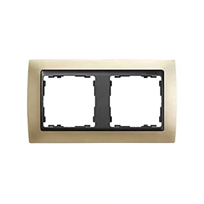 Imagen de Simon 82824 34 marco 2elem s82 grafito metal noble cava mate Ref. 6558240160