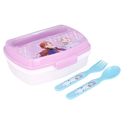 Imagen de Stor8412497510092Rectangular Sándwich Caja con Cubertería, Congelado Ll Elementos