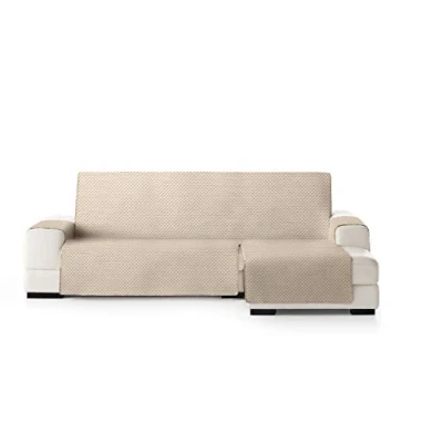 Imagen de Eysa Oslo Protect Funda de sofá, 100% Poliester, 01/Beige, Chaise Longue 290 cm