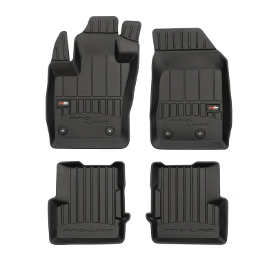 Imagen de FROGUM 3D408494 Juego de alfombrillas suelo Caucho delante y detrás 4 negro JEEP: Renegade SUV