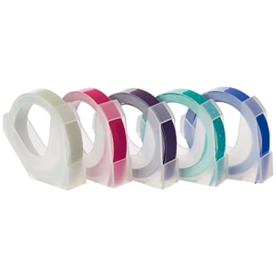 Imagen de Artémio Cintas de Recambio para etiquetadora Click, Rosa Pastel, Morado Nieve, y Transparente, One Packaging Size, 5