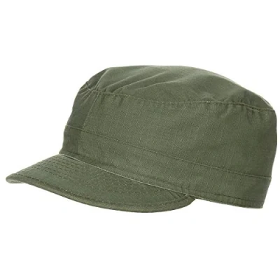Imagen de MFH BDU Rip Stop Gorra de caza, Hombre, Verde (Oliv Stonewashed), L