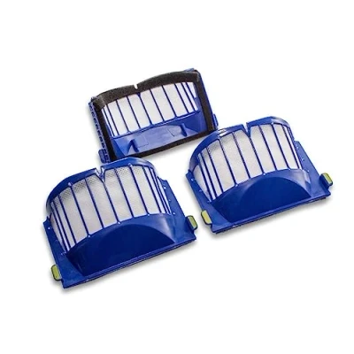 Imagen de vhbw Set de 3x filtros compatible con iRobot Roomba 600 Serie AeroVac, 600, 620, 630, 650, 660 aspiradora Filtro HEPA antialérgico