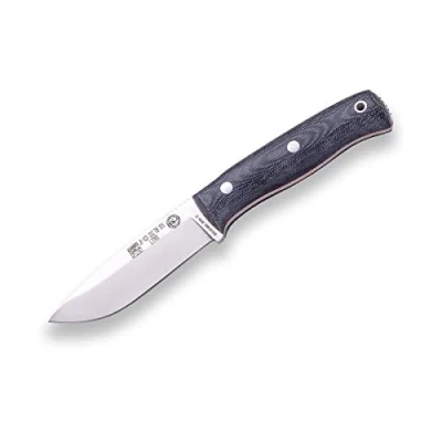 Imagen de Joker Cuchillo de Supervivencia Lynx CM111 K, Mango Canvas micarta con Separador Rojo, Hoja 10,5 cm, Funda Kydex, Herramienta Pesca, Caza, Camping y Senderismo