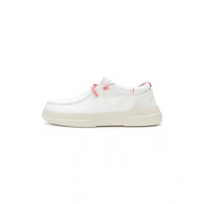 Imagen de Walk in Pitas Zapatos con cordones, Mujer, Talla: 38, White Piel/tela