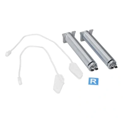 Imagen de Muelles de puerta bisagra compatibles con Bosch Siemens Neff Constructa código color Negro incl. tiradores cable para lavavajillas 00754869 754869