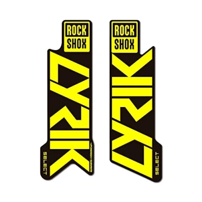 Imagen de STAR SAM Pegatinas Compatibles con horquilla bici Rock Shox Lyrik Select 2020 Amarillo 1 CMT