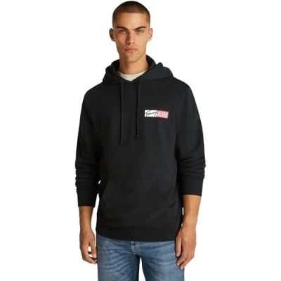 Imagen de Tommy Jeans Entry Graphic Hoodie Sudadera, Hombre, Talla: 58, Black