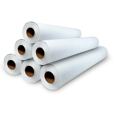 Imagen de Rollo de Papel Camilla Crepado 1 Capa 59cm ancho, ±70 metros longitud, Sin Precorte, Masaje y Estetica (6, BLANCO)