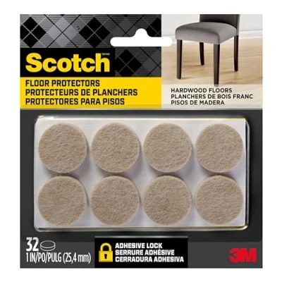 Imagen de Felt Furniture Pads, 1 In. Round, Beige, 32 Ct. SP802 NA