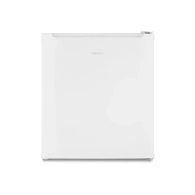 Imagen de MEDION mini frigorífico (con compartimento de hielo, 41 litros capacidad, pequeño, patas regulables en altura, para bebidas heladas, bisagra puerta intercambiable, MD37724) blanco