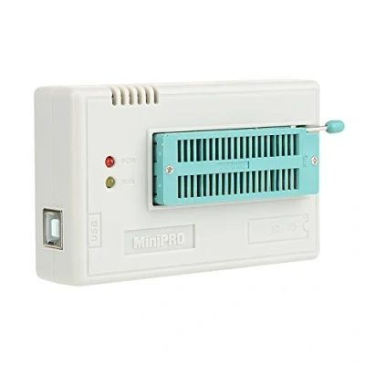 Imagen de Programador USB, TL866II Plus USB EEPROM Flash BIOS Circuitos lógicos programables 8051 AVR MCU GAL PIC con 10 Adaptador