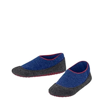 Imagen de FALKE Cosy Slipper K HP lana puños en la suela 1 par, Calcetines para casa Unisex niños, Azul (Cobalt Blue 6054), 37 38