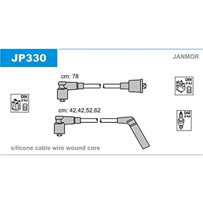 Imagen de JANMOR JP330 Juego de Cables Encendido HYUNDAI: S Coupé