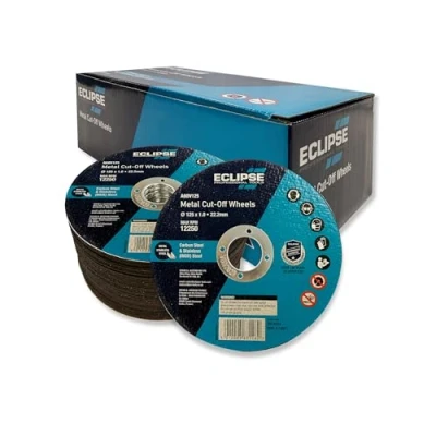 Imagen de ECLIPSE Professional Tools A60V125BP Discos de Corte 125 x 1.0 mm, Cortes Precisión, Calor Mínimo, Pérdida Reducida Material, para Metal, Cerámica, Vidrio y Composites, Paquete 100