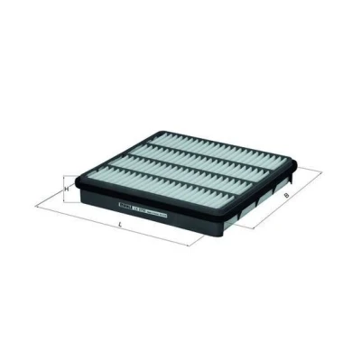 Imagen de MAHLE ORIGINAL LX 2750 Filtro de aire 51,0 296 315,0, 315,0 Cartucho filtrante TOYOTA: Land Cruiser 200